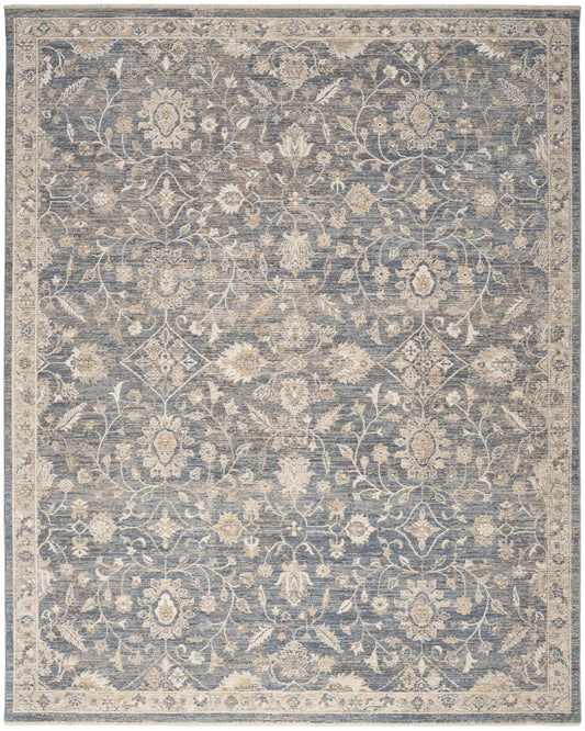 Nourison Retreat 9'6" x 13'2" Blue Vintage Indoor Rug