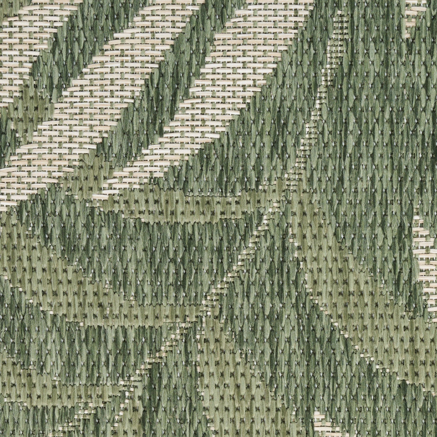 Nourison Garden Oasis 10' x 14' Green Ivory Tropical Rug