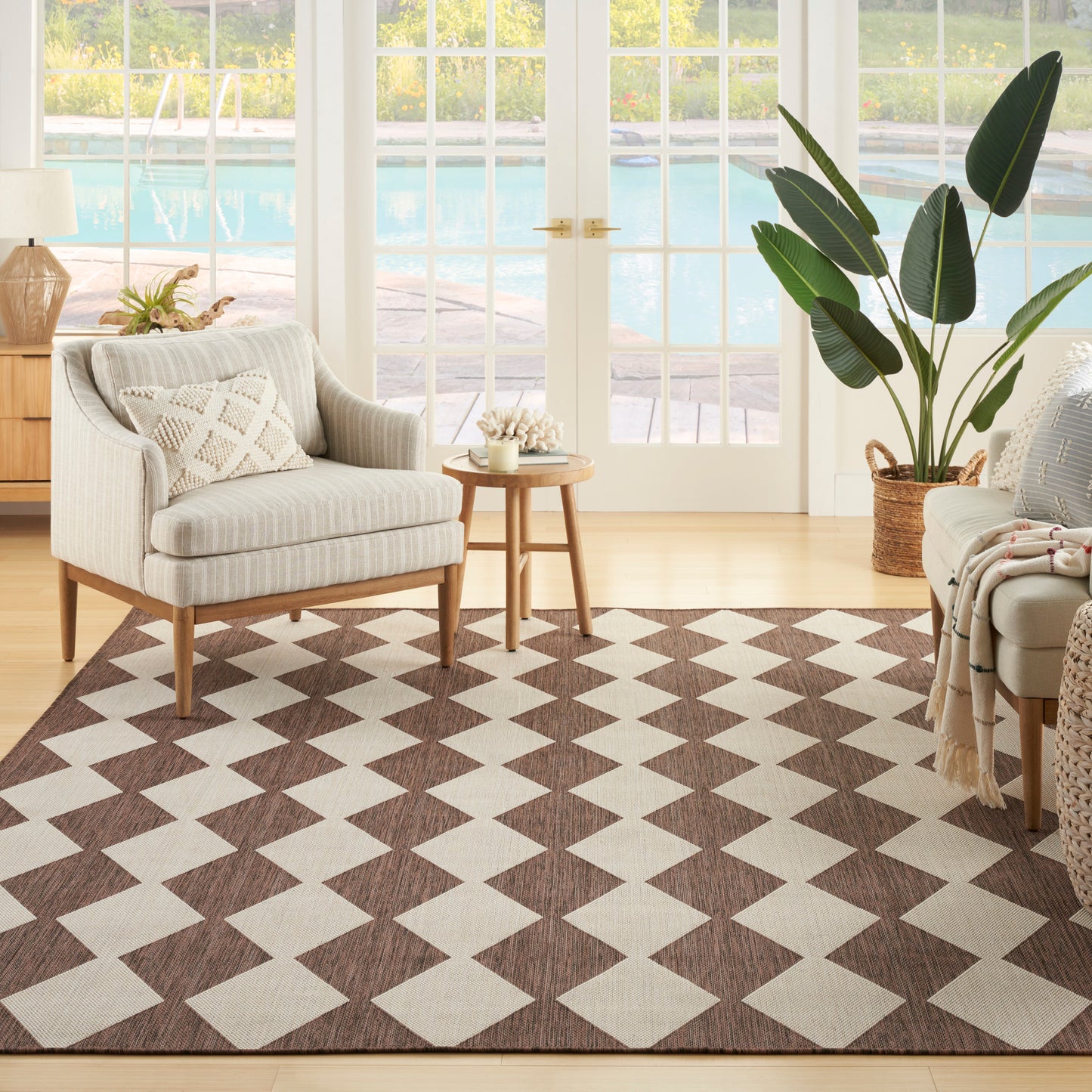 Nourison Positano 10' x 14' Natural Modern Rug