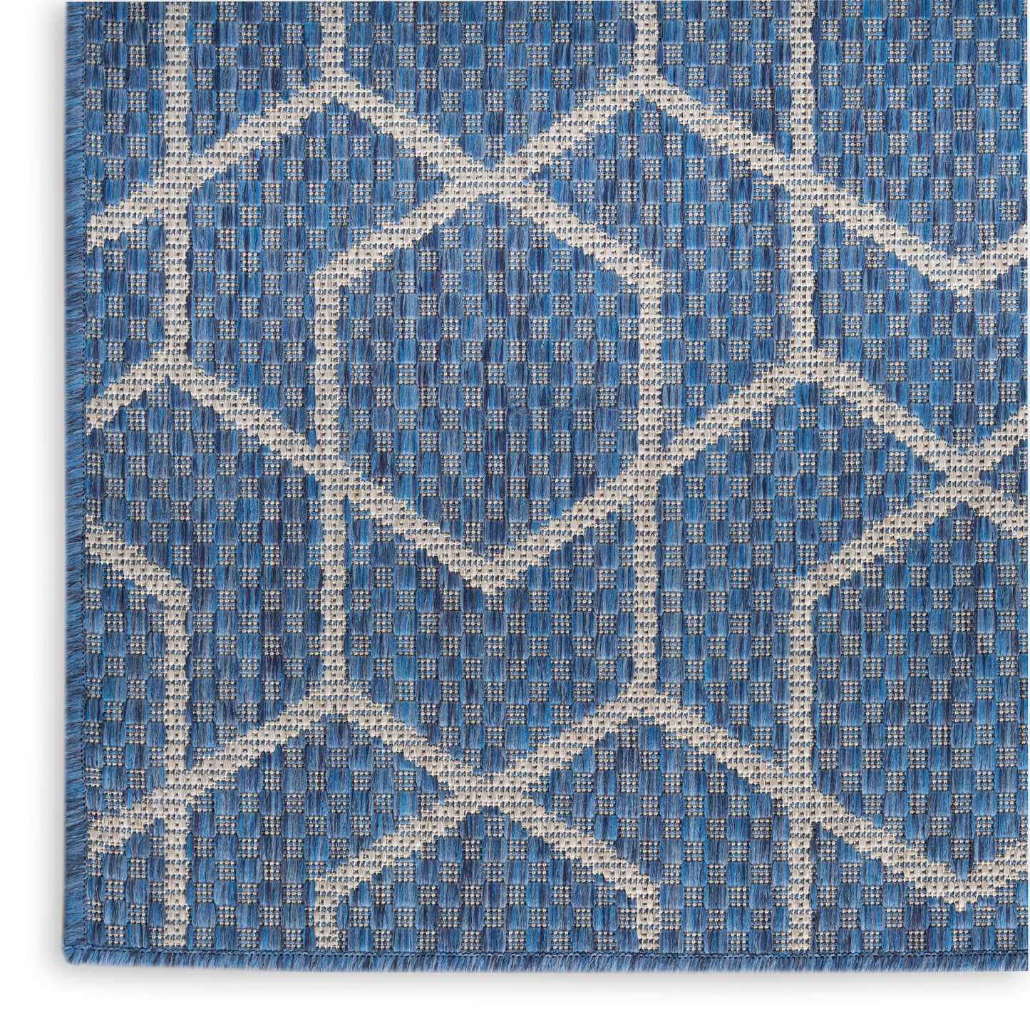 Nourison Horizon Indoor/Outdoor 8' x 10' Denim Modern Rug