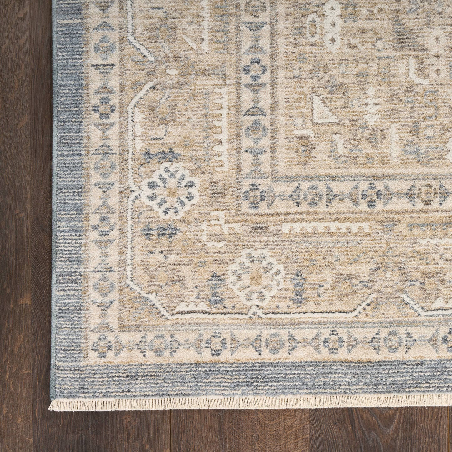 Nourison Retreat 7'10" x 10' Ivory Blue Vintage Indoor Rug