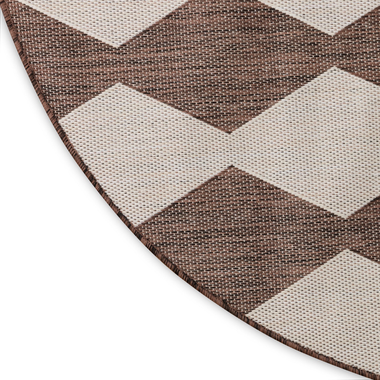 Nourison Positano 8' x Round Natural Modern Rug