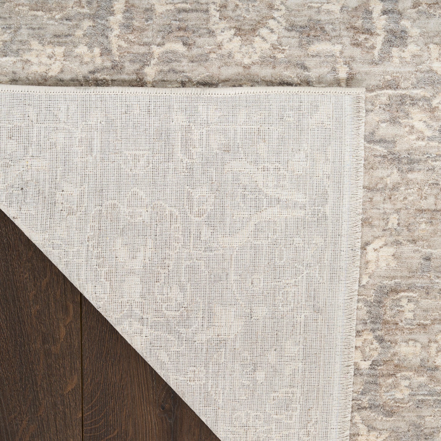 Nourison Shadows 2'2" x 10' Grey Vintage Indoor Rug