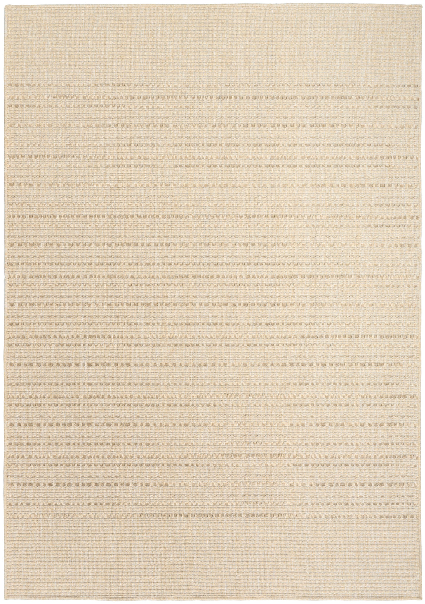 Nourison Tulum 4' x 6' Cream Outdoor Rug