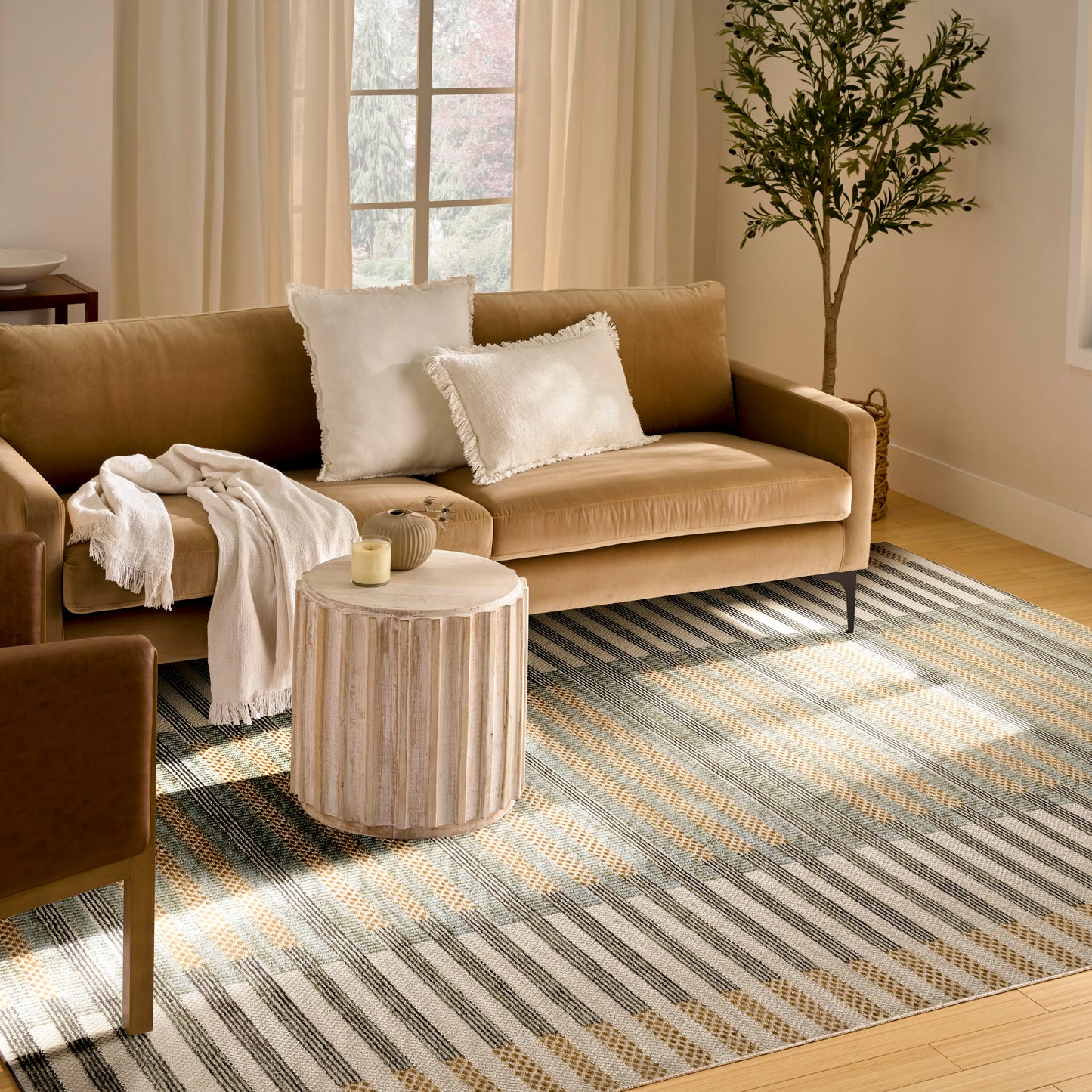 Nourison Nordic 8' x 10' Ivory Multicolor Modern Indoor Rug