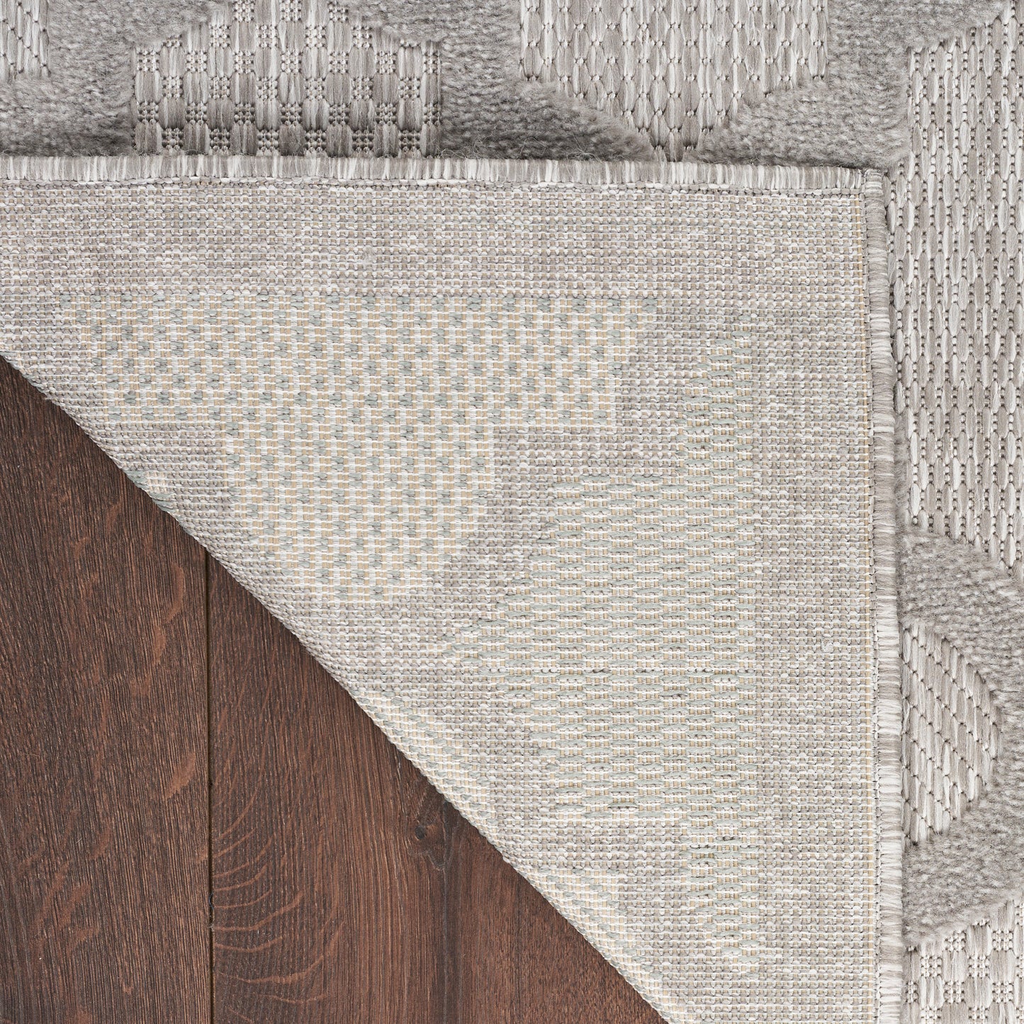 Nourison Easy Care 9' x 12' Silver Grey Modern Rug