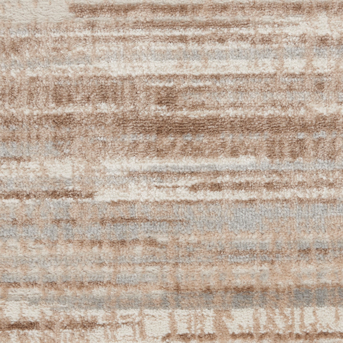 Nourison Elation 9' x 12' Ivory Grey Modern Indoor Rug