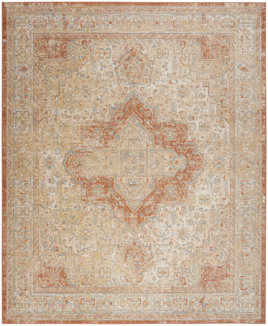 Nourison Nourison Essentials Persian 10' x 14' Beige Rust Vintage Rug