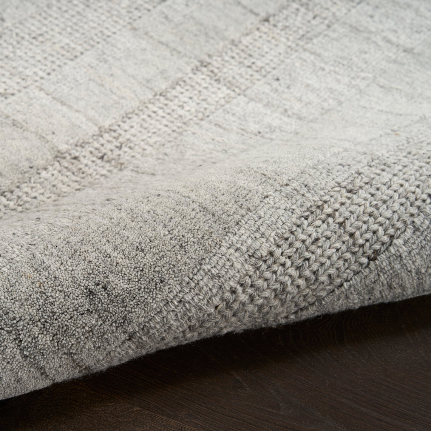 DKNY Pure Multi Weave 2'3" x 10' Grey Contemporary Indoor Rug