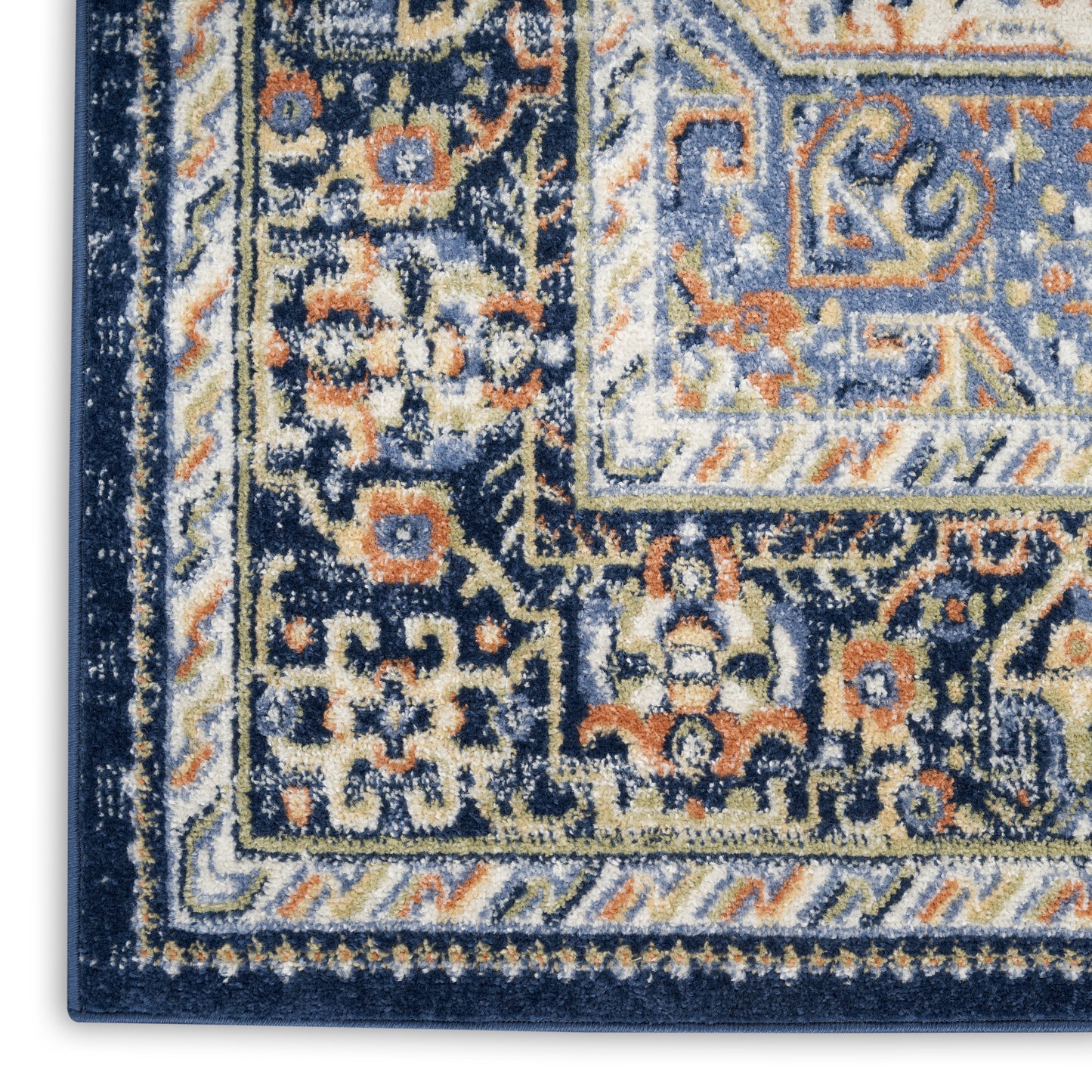 Nourison Nourison Essentials Persian 2'2" x 14 Navy Vintage Rug