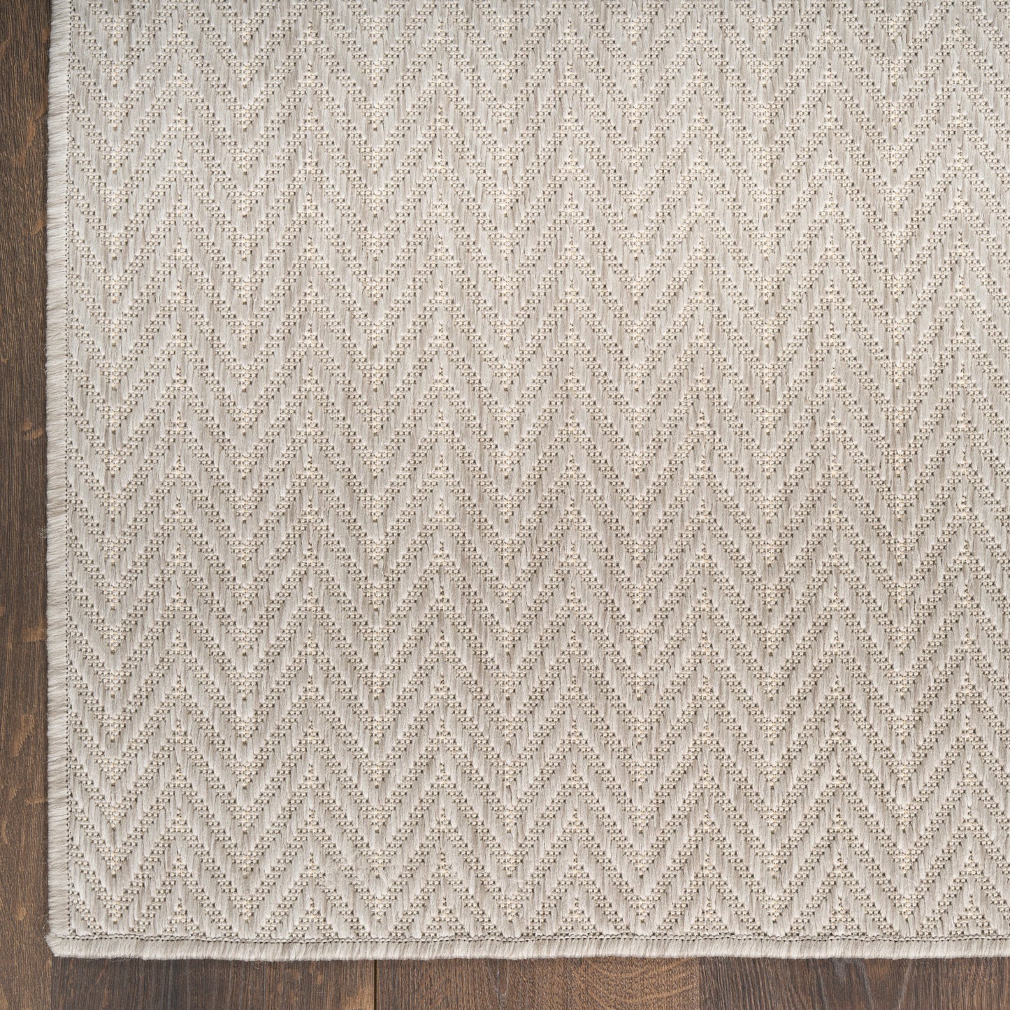 Nourison Horizon Indoor/Outdoor 8' x 10' Grey Modern Rug