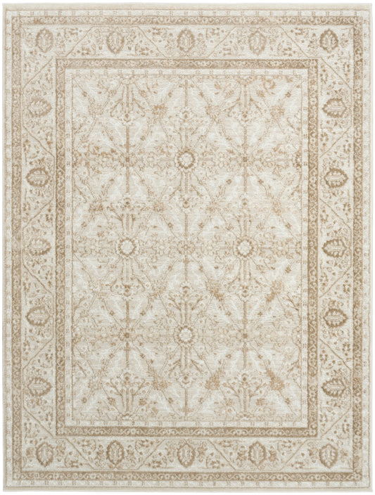 Nourison Dekor 5'3" x 7' Ivory Taupe Vintage Indoor Rug