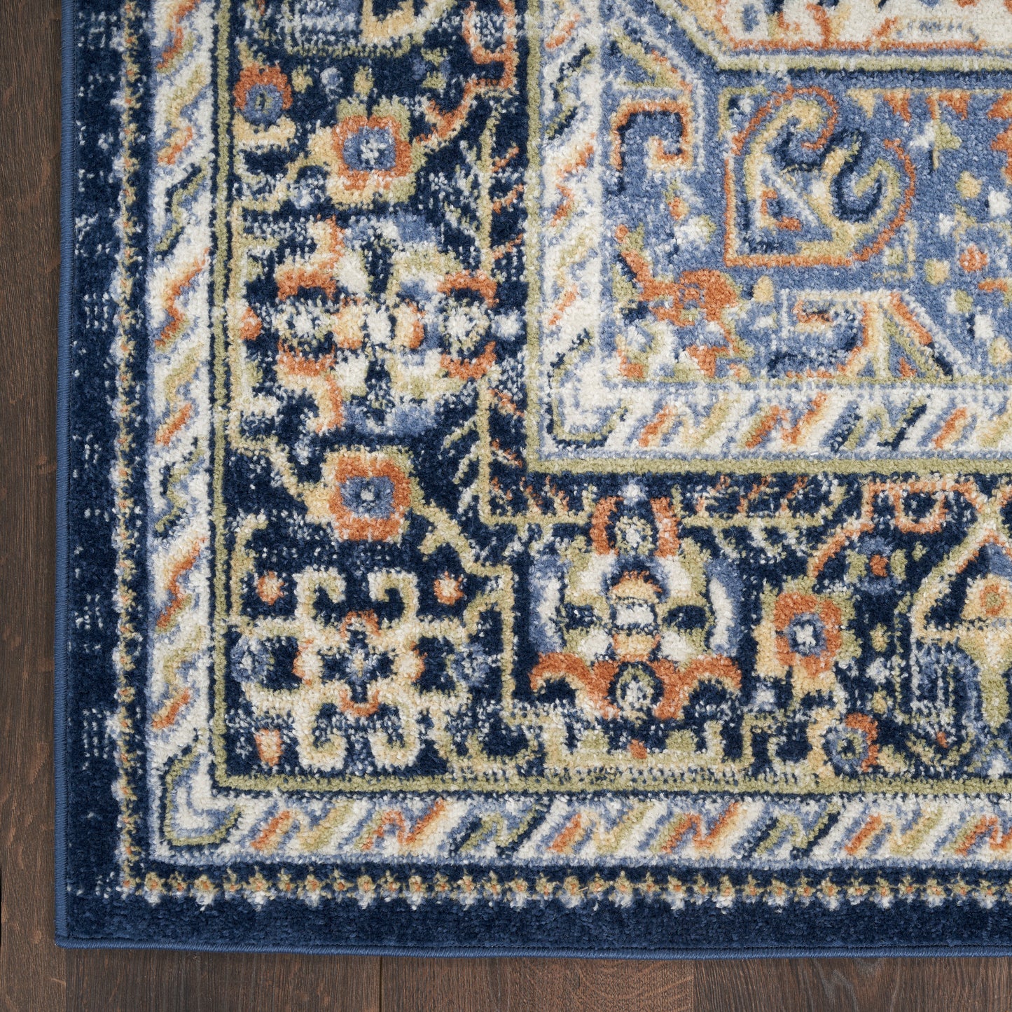 Nourison Nourison Essentials Persian 2'2" x 14 Navy Vintage Rug