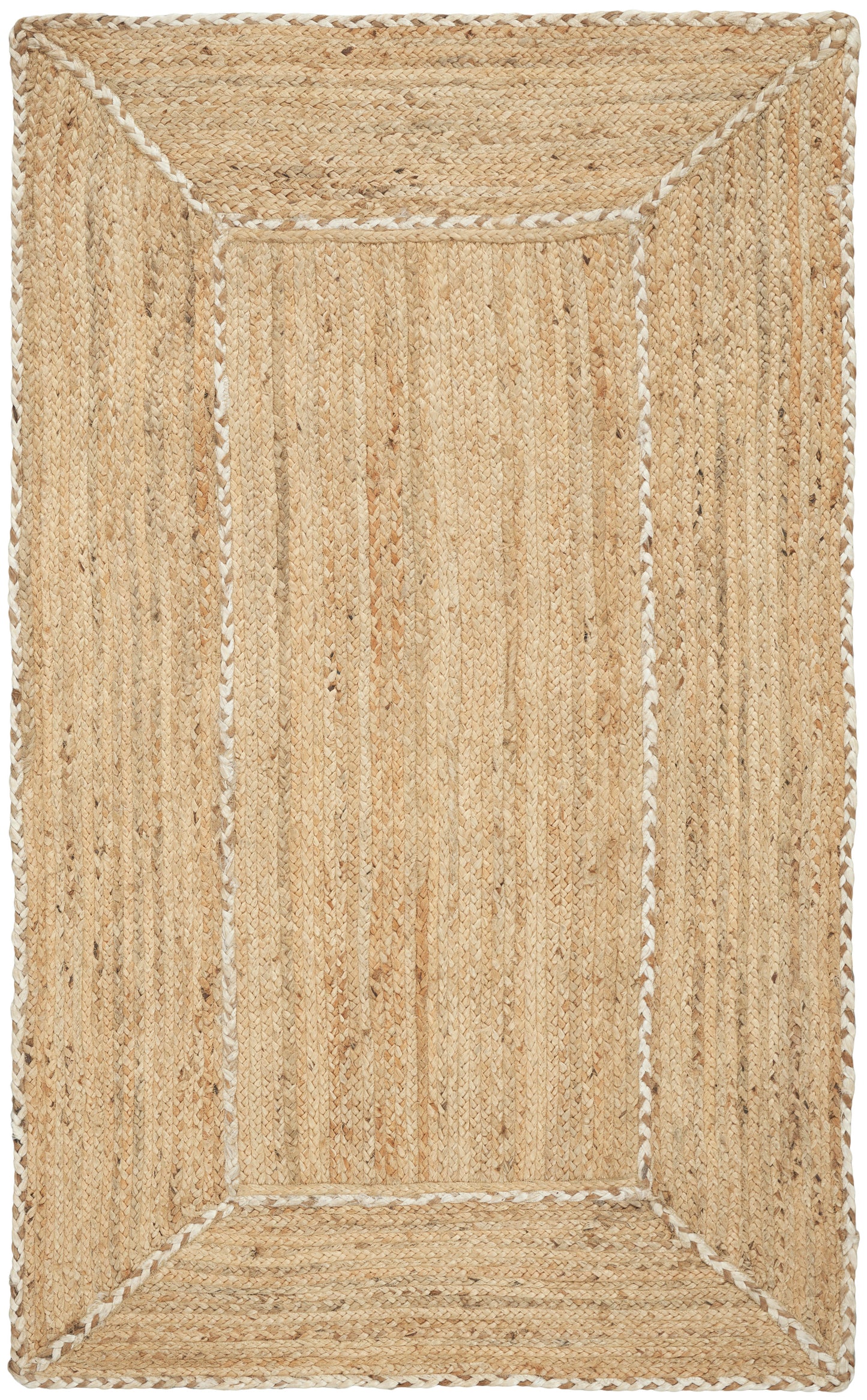 Nourison Terrazzo Jute 3' x 5' Natural Farmhouse Indoor Rug