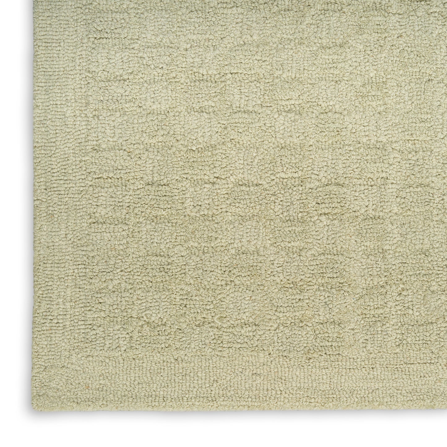 DKNY Pure Grids 5'3" x 7'3" Light Green Contemporary Indoor Rug