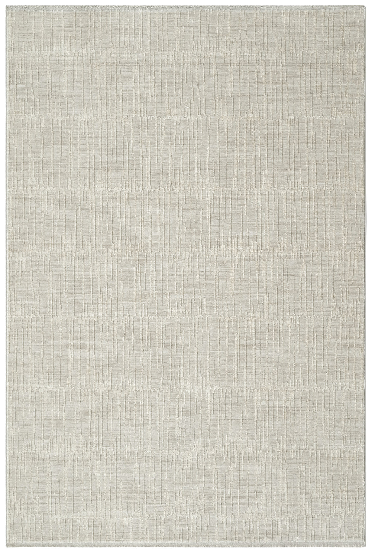 Calvin Klein CK079 Notes 3'11" x 5'11" Silver Ivory Modern Indoor Rug