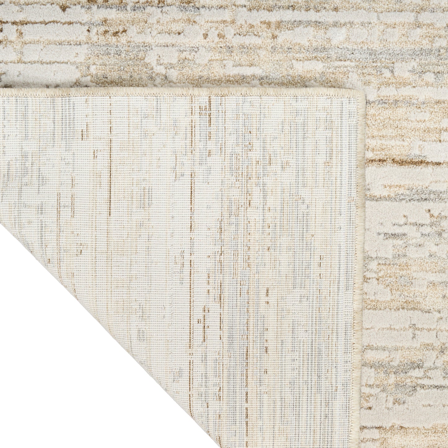 Calvin Klein CK078 Summit 2'2" x 12' Natural Ivory Modern Indoor Rug