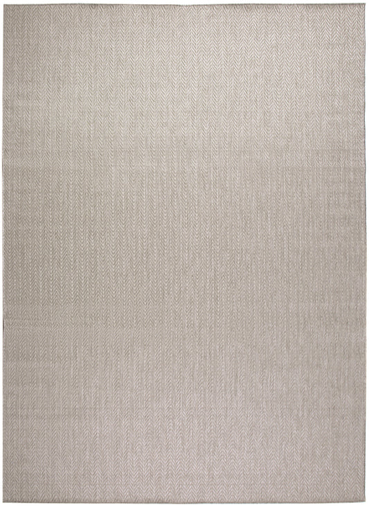 Nourison Horizon Indoor/Outdoor 10' x 14' Grey Modern Rug