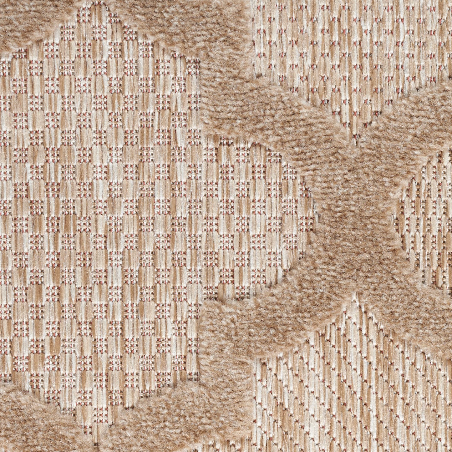 Nourison Easy Care 9' x 12' Natural Beige Modern Rug