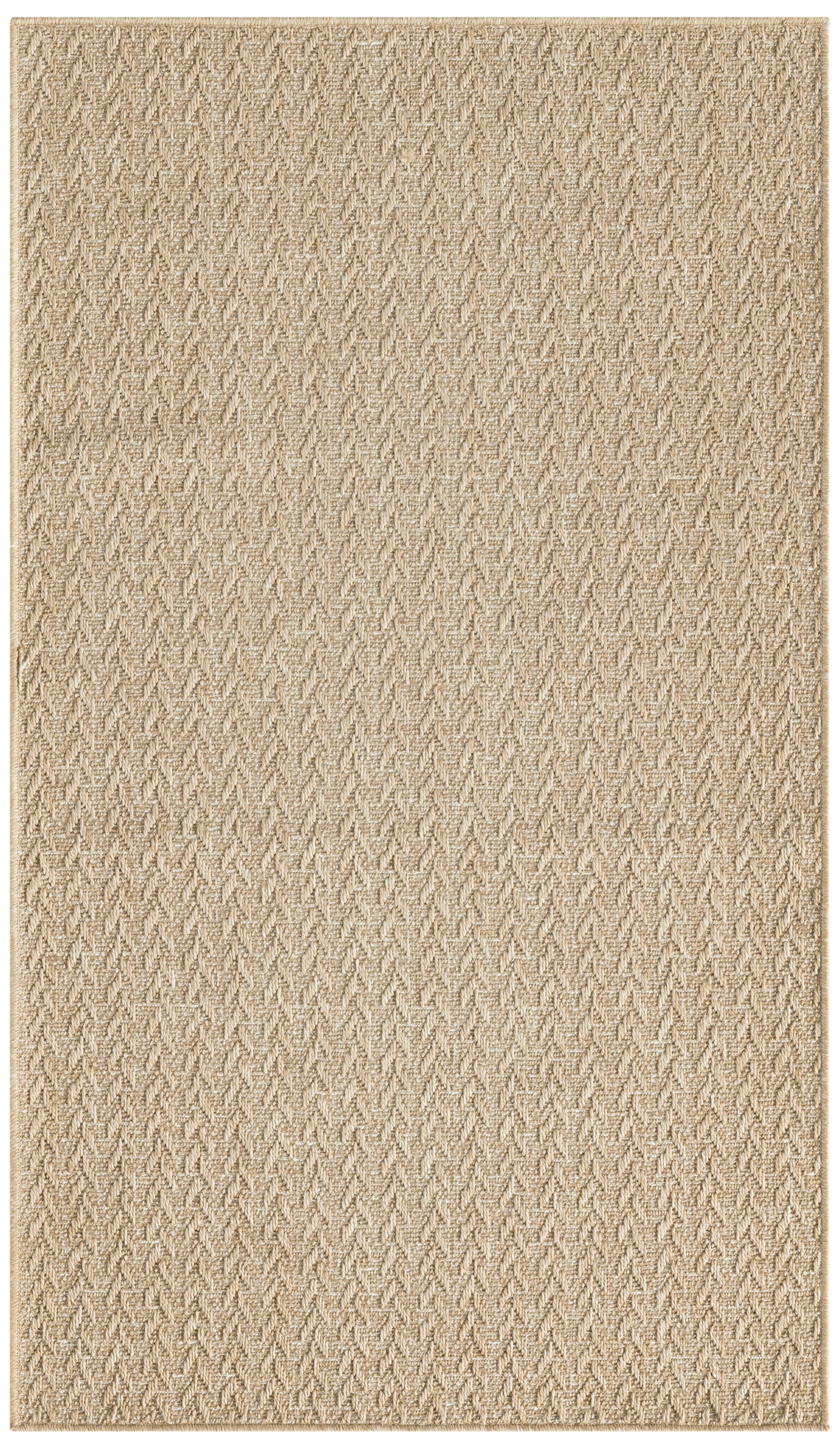 Nourison Tulum 3' x 5' Taupe Outdoor Rug