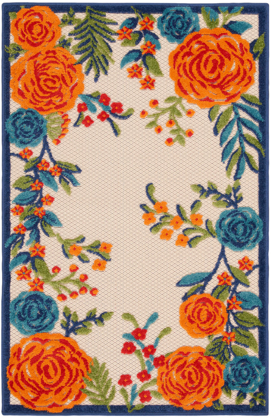 Nourison Aloha 2' x 3' Multicolor Outdoor Rug