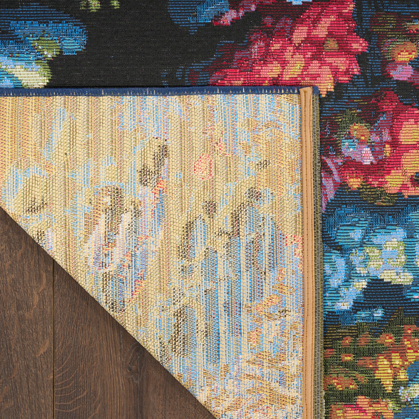 Nourison Color Splash 7'10" x 9'10" Multicolor Coastal, Nautical & Beach Rug