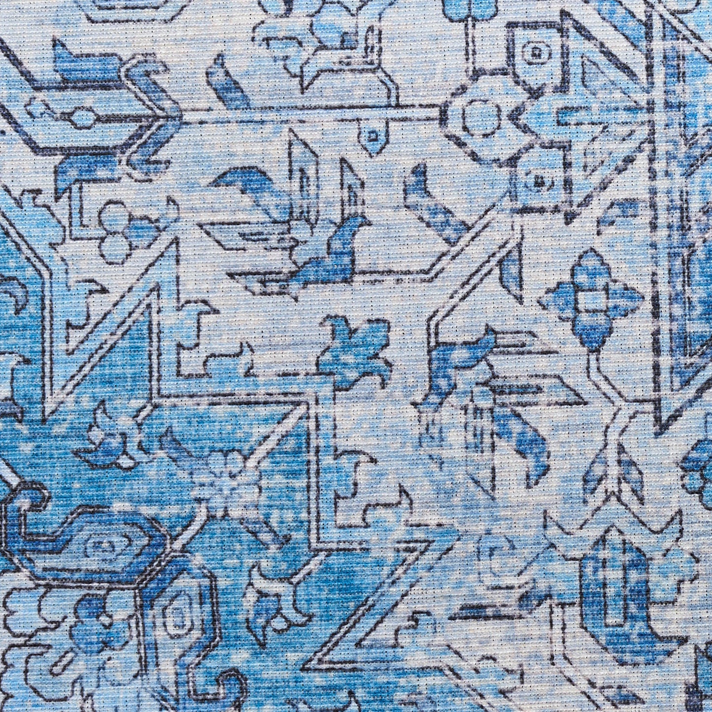 Nourison Nourison Washables 9'2" x 12' Blue Vintage Indoor Rug