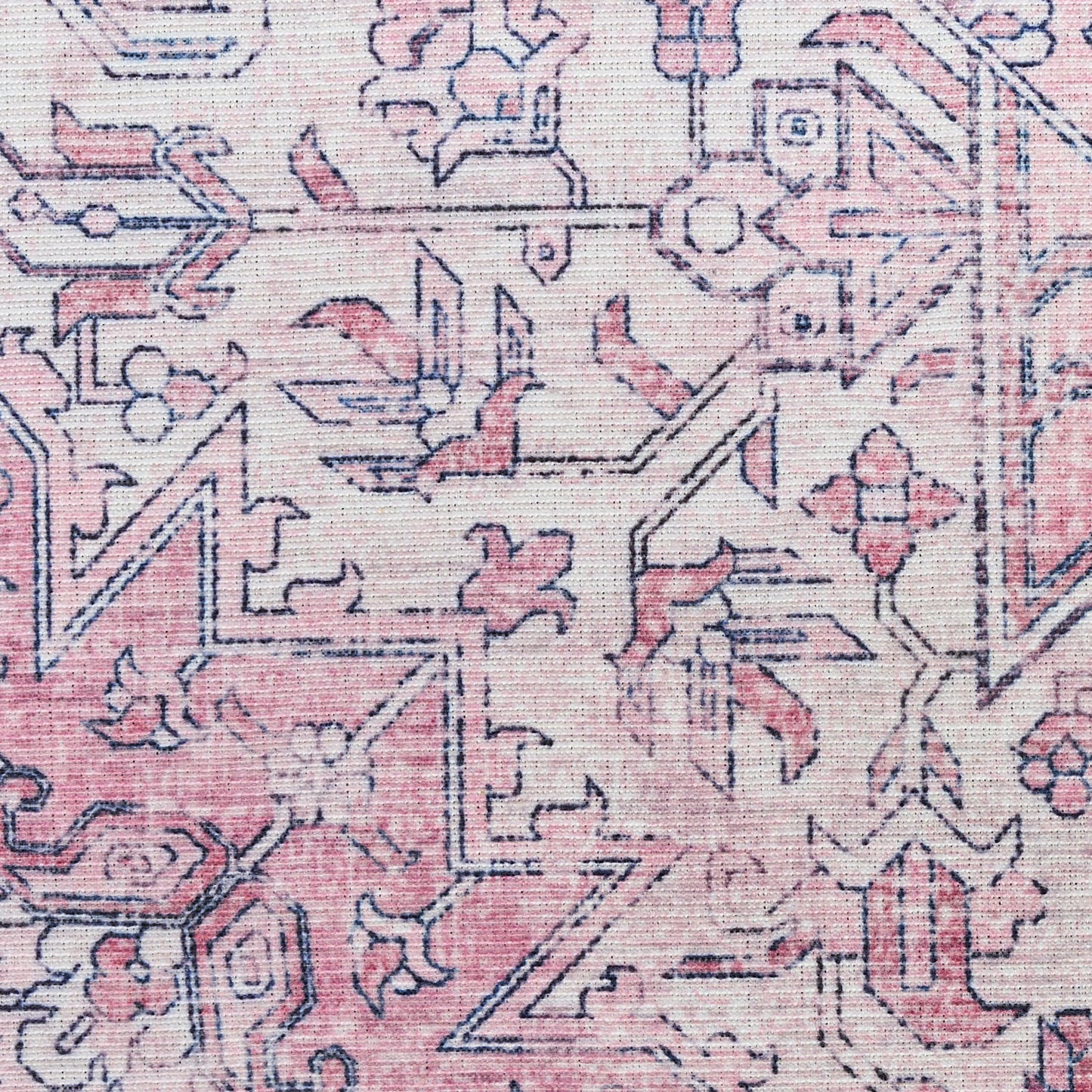 Nourison Nourison Washables 9'2" x 12' Pink Vintage Indoor Rug