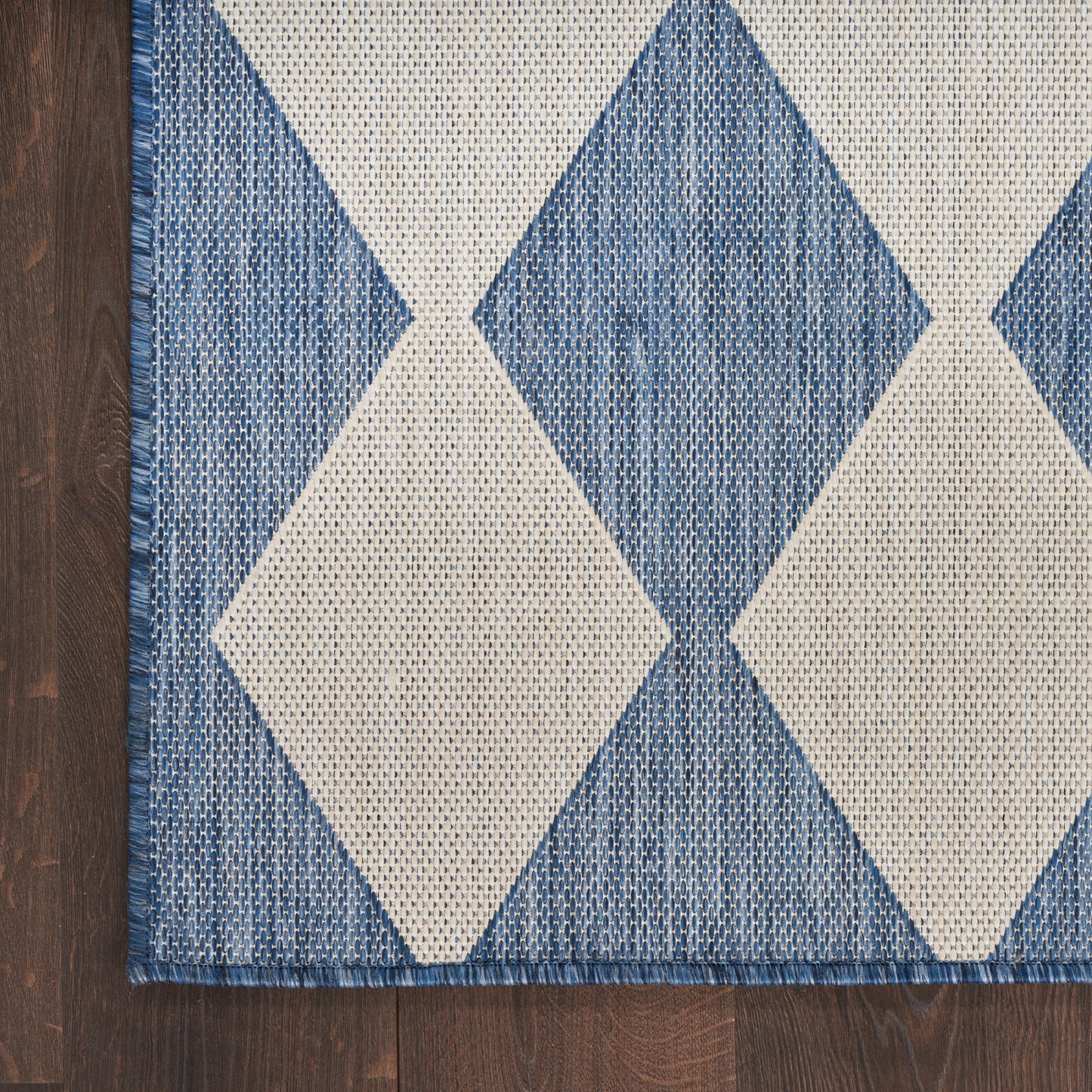 Nourison Positano 2'2" x 8' Navy Blue Modern Rug