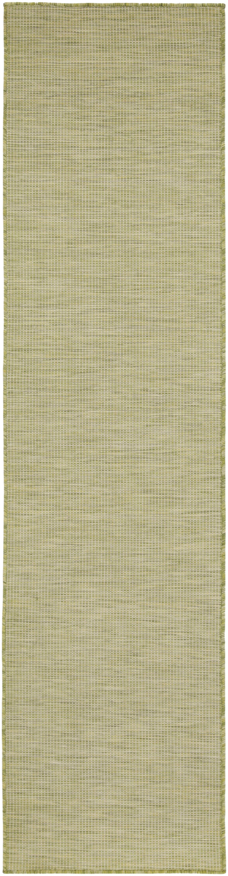 Nourison Positano 2' x 6' Green Modern Rug