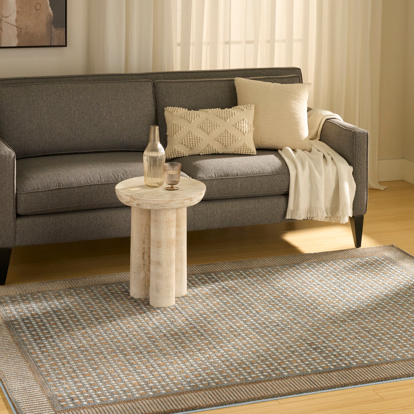 Nourison Nordic 5' x 7' Multicolor Modern Indoor Rug