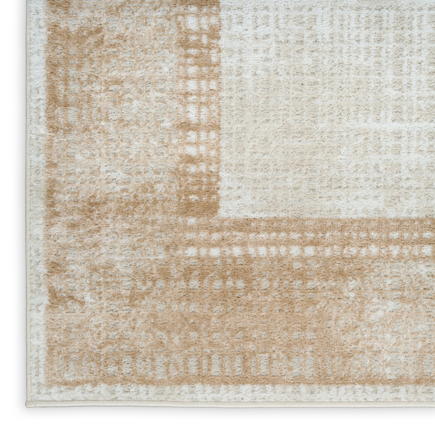 Nourison Dekor 5'3" x 7' Ivory Beige Modern Indoor Rug