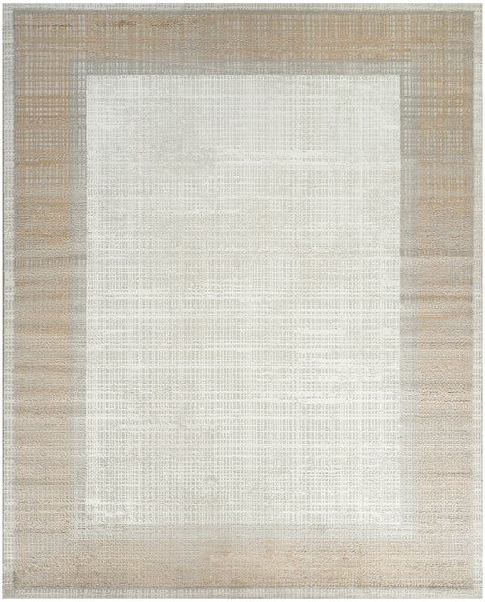 Nourison Dekor 7'10" x 9'10" Grey Modern Indoor Rug