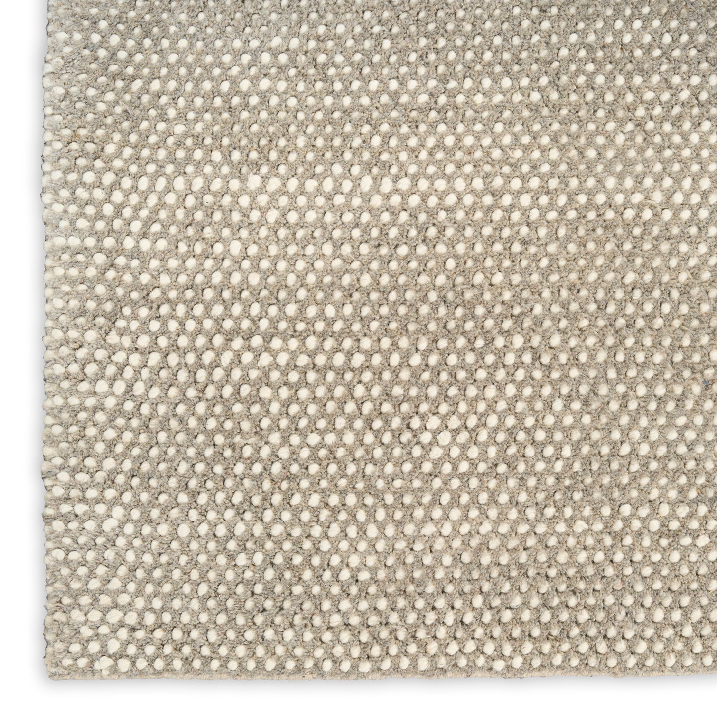 DKNY Pure Rows 9'9" x 13'9" Ivory Grey Farmhouse Indoor Rug