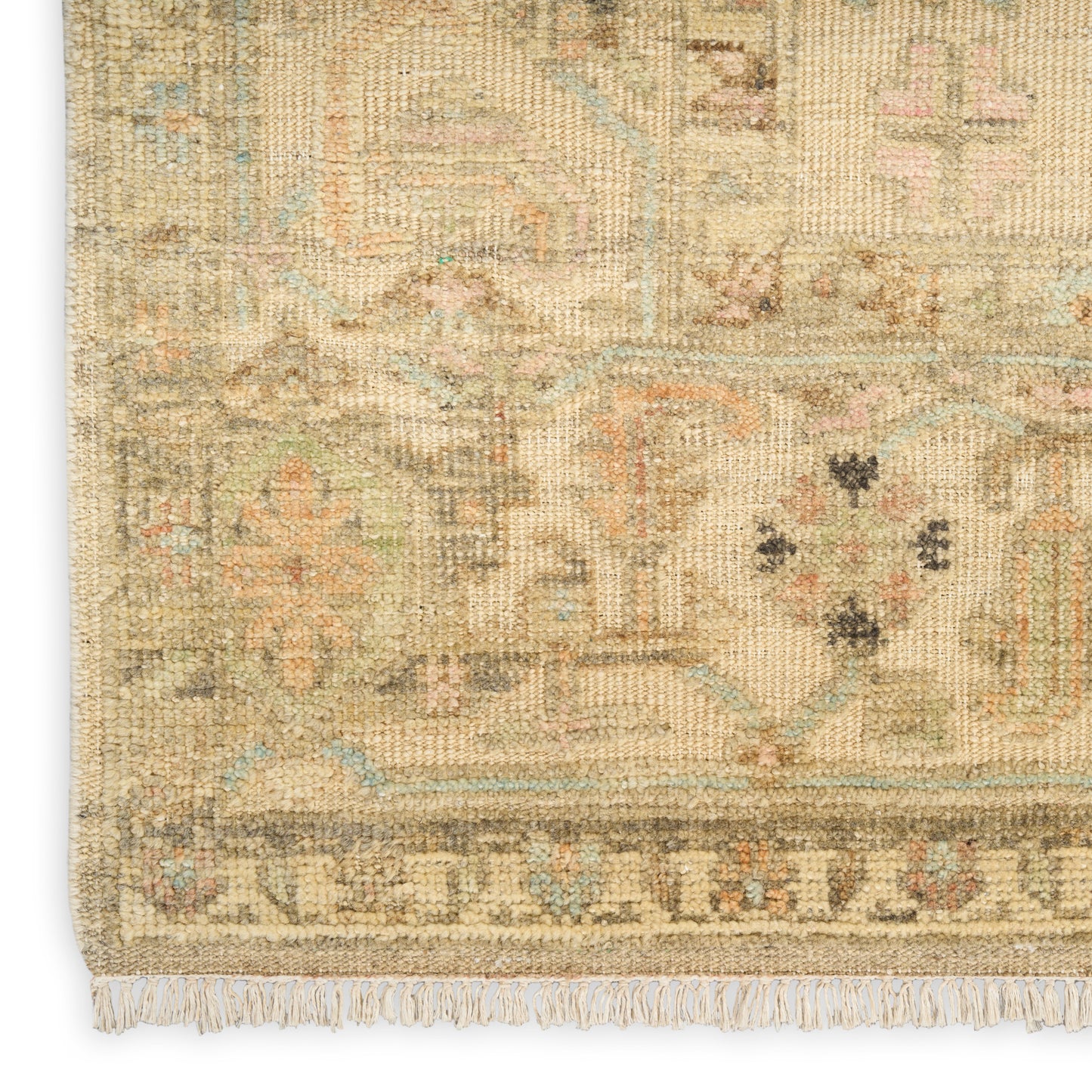 Nourison Heritage Vine 8' x 10' Beige Vintage Indoor Rug