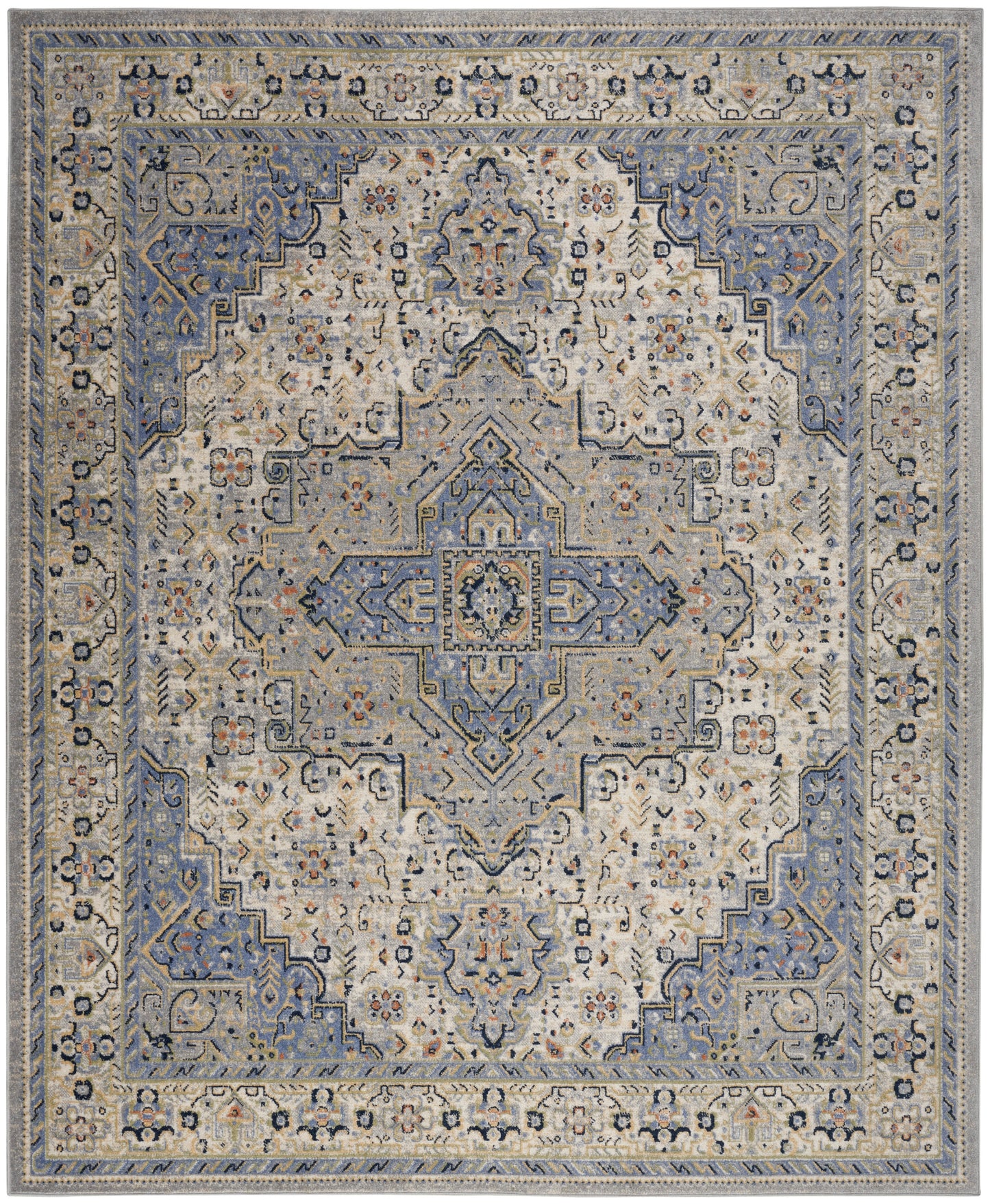 Nourison Nourison Essentials Persian 10' x 14' Blue Vintage Rug