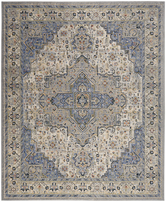Nourison Nourison Essentials Persian 10' x 14' Blue Vintage Rug