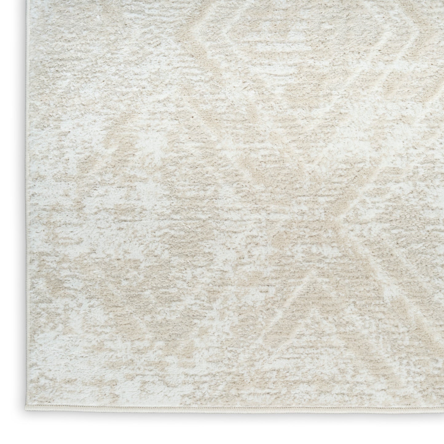 Nourison Dekor 5'3" x 7' Beige Modern Indoor Rug