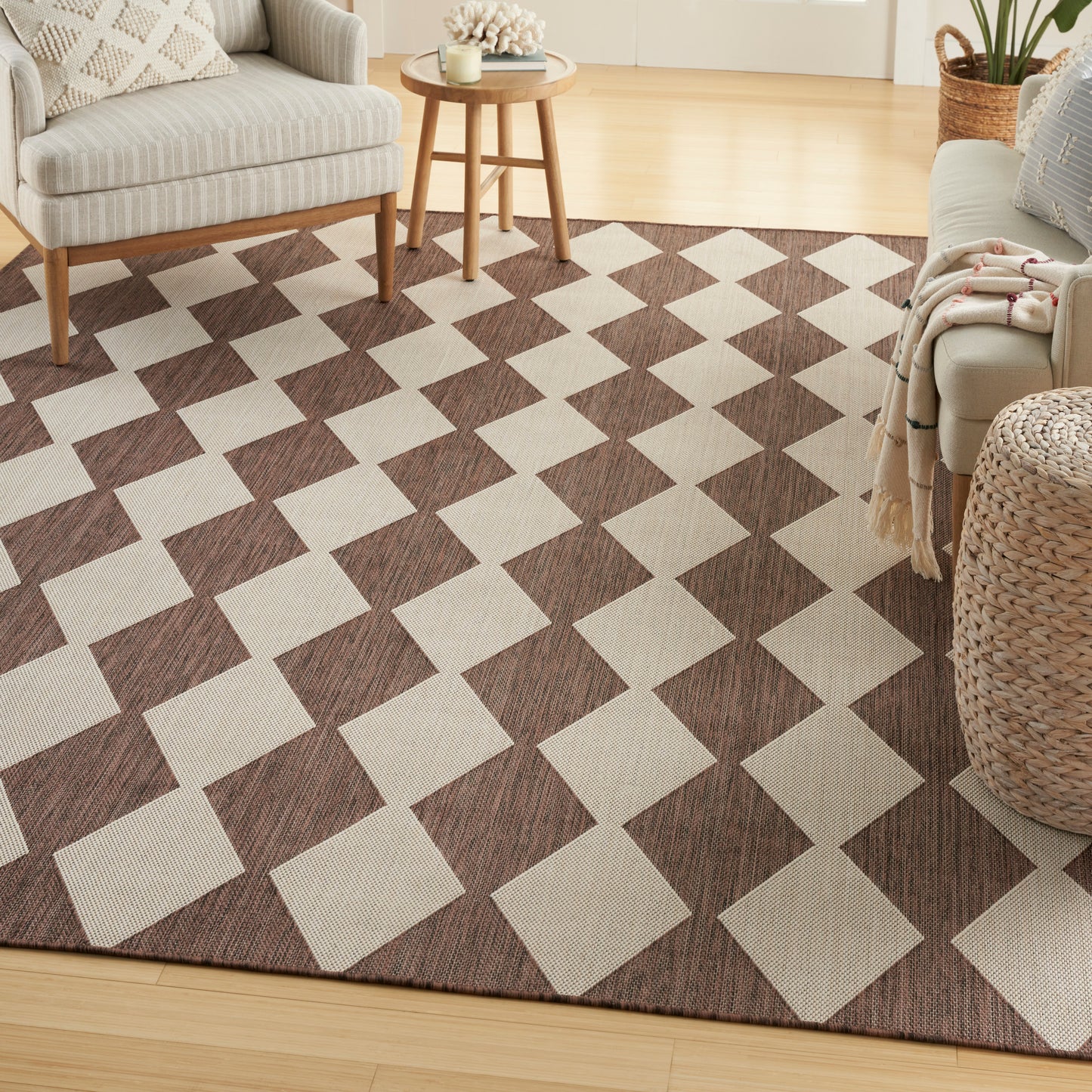 Nourison Positano 10' x 14' Natural Modern Rug