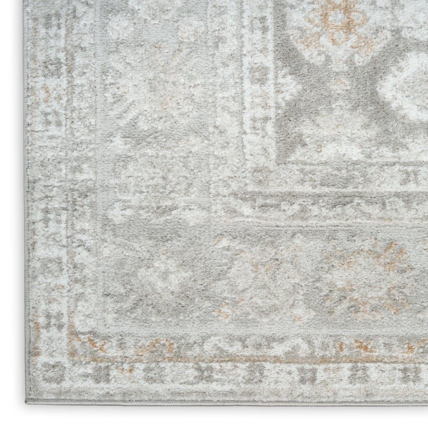 Nourison Dekor 5'3" x 7' Grey Vintage Indoor Rug