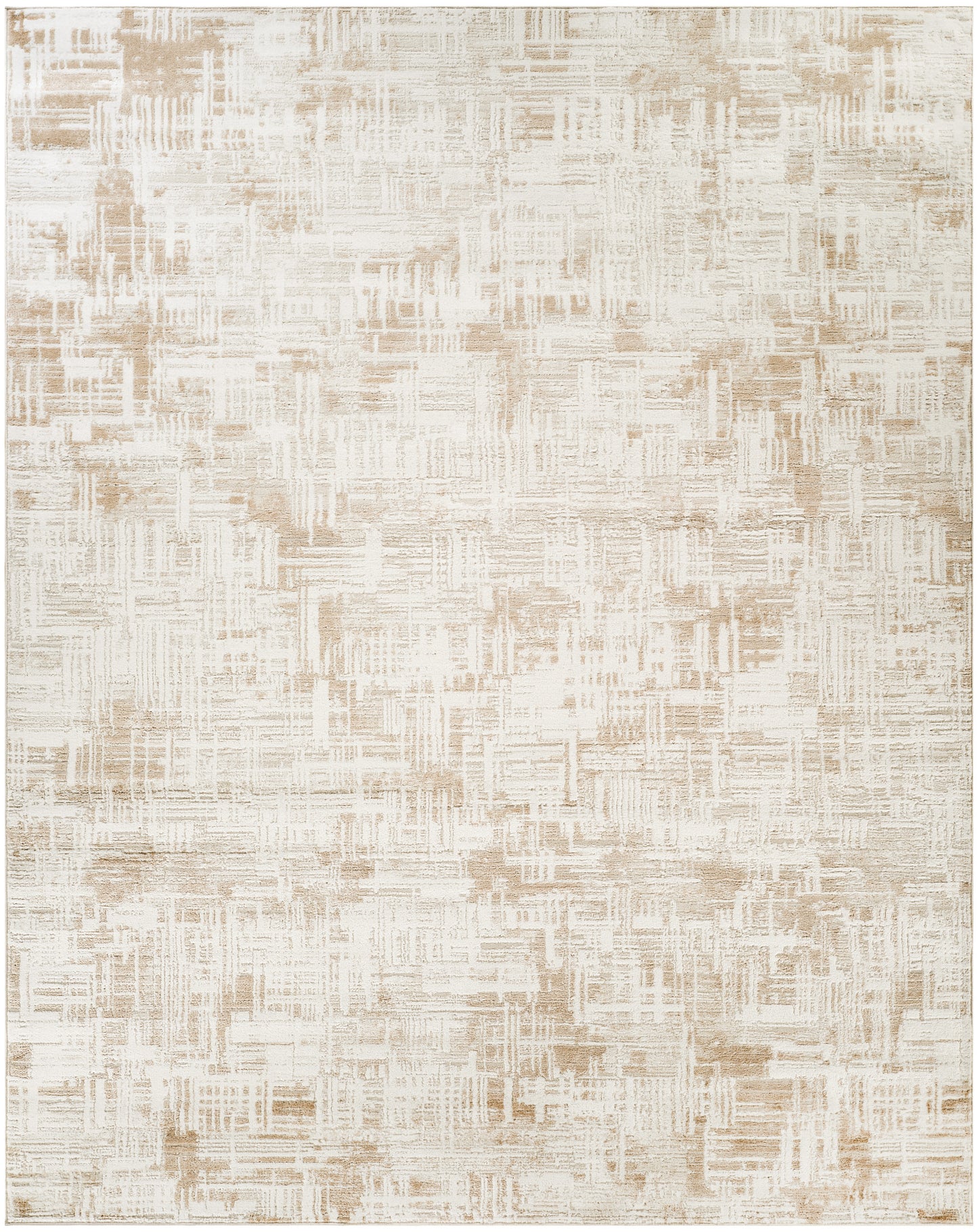 Nourison Dekor 7'10" x 9'10" Ivory Taupe Modern Indoor Rug