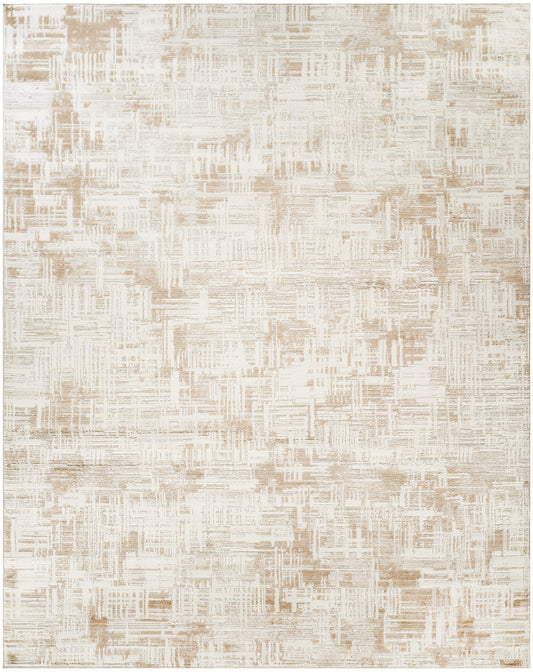 Nourison Dekor 7'10" x 9'10" Ivory Taupe Modern Indoor Rug