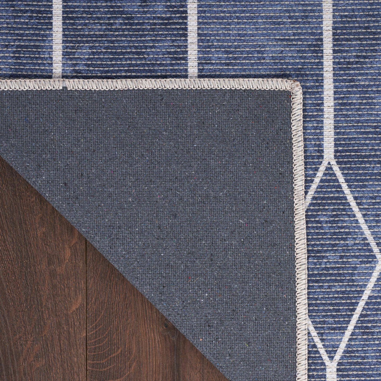 Nourison New Concept Washables 2' x 3'9" Navy Modern Indoor Rug