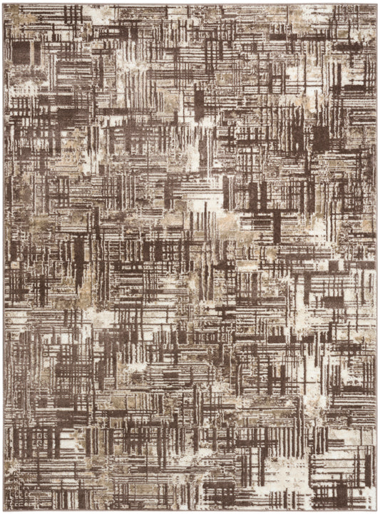 Nourison Dekor 4' x 6' Brown Modern Indoor Rug