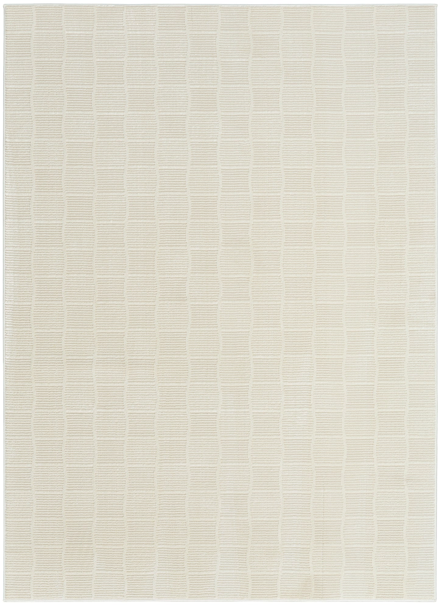 Nourison Eco Cycle 6'6" x 9'2" Ivory Modern Indoor Rug