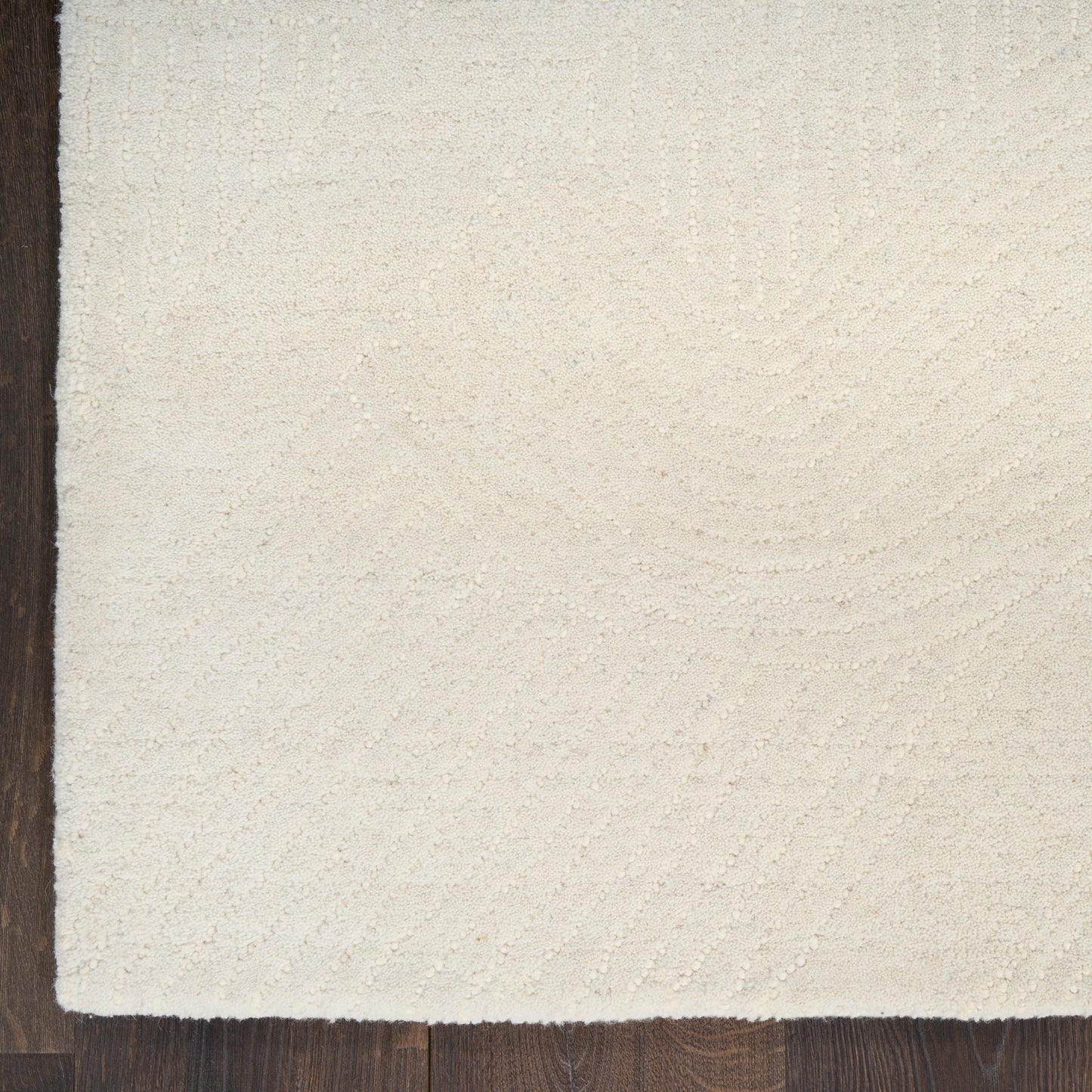 DKNY Pure Patterns 2'3" x 7'6" Ivory Modern Indoor Rug