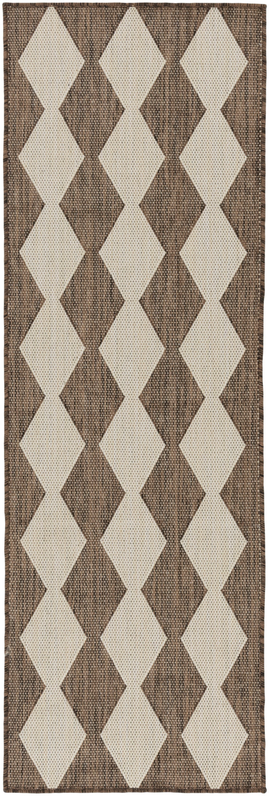 Nourison Positano 2'2" x 8' Natural Modern Rug