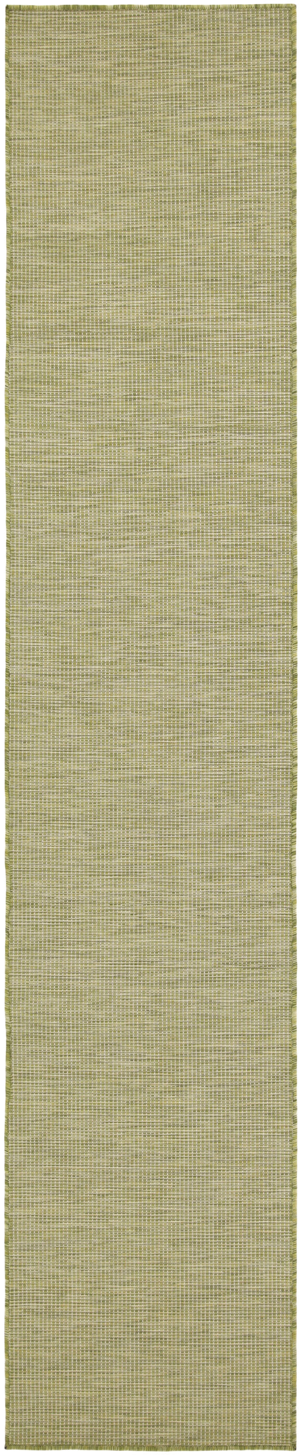 Nourison Positano 2'2" x 8' Green Modern Rug