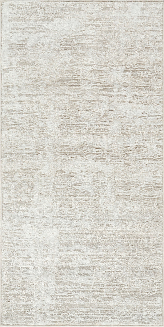 Nourison Dekor 2' x 4' Beige Modern Indoor Rug
