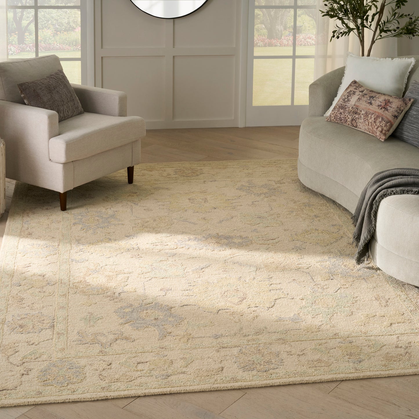 Nourison Maison 5'9" x 8'9" Ivory Vintage Indoor Rug